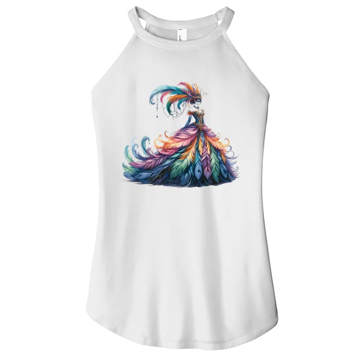 Mardi Gras Celebration Women’s Perfect Tri Rocker Tank