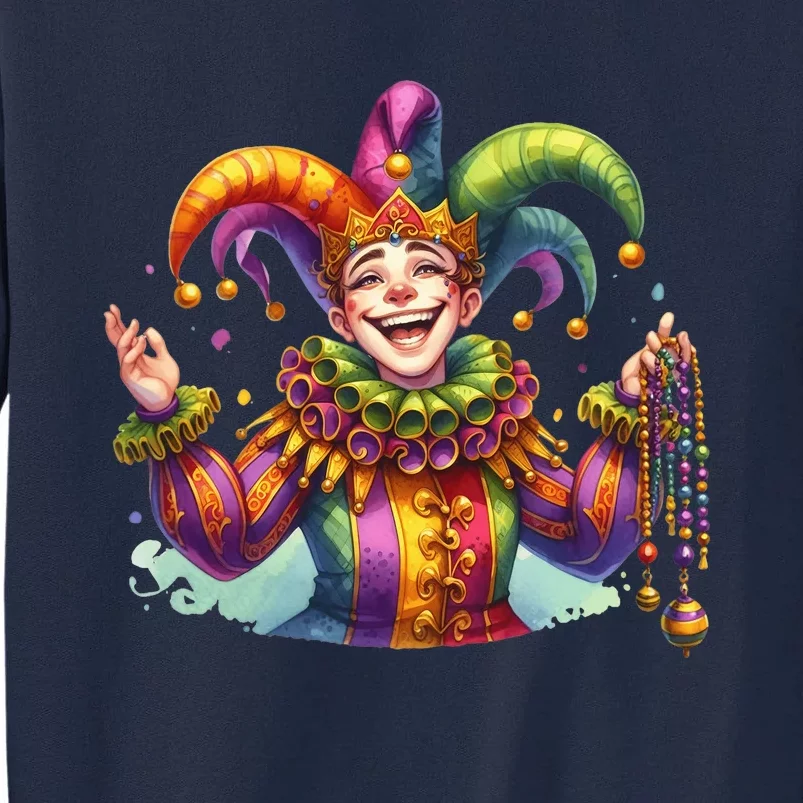 Mardi Gras Celebration Tall Sweatshirt