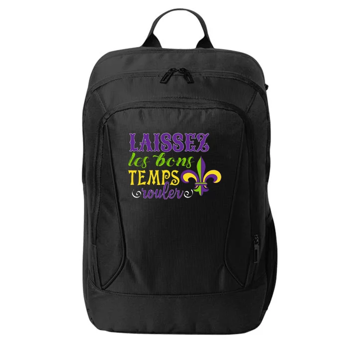 Mardi Gras Costume Laissez Les Bons Temps Rouler City Backpack