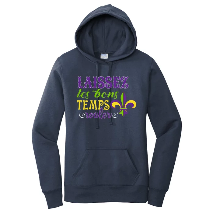 Mardi Gras Costume Laissez Les Bons Temps Rouler Women's Pullover Hoodie