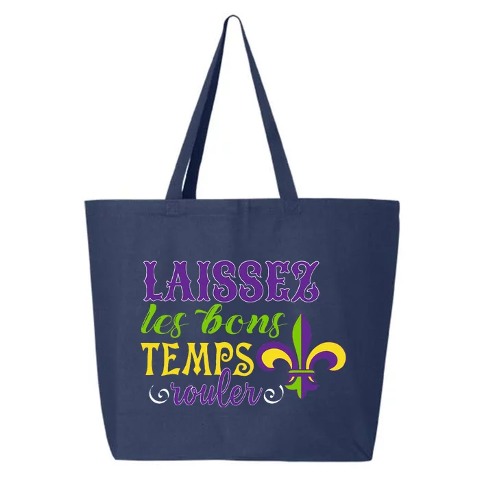 Mardi Gras Costume Laissez Les Bons Temps Rouler 25L Jumbo Tote