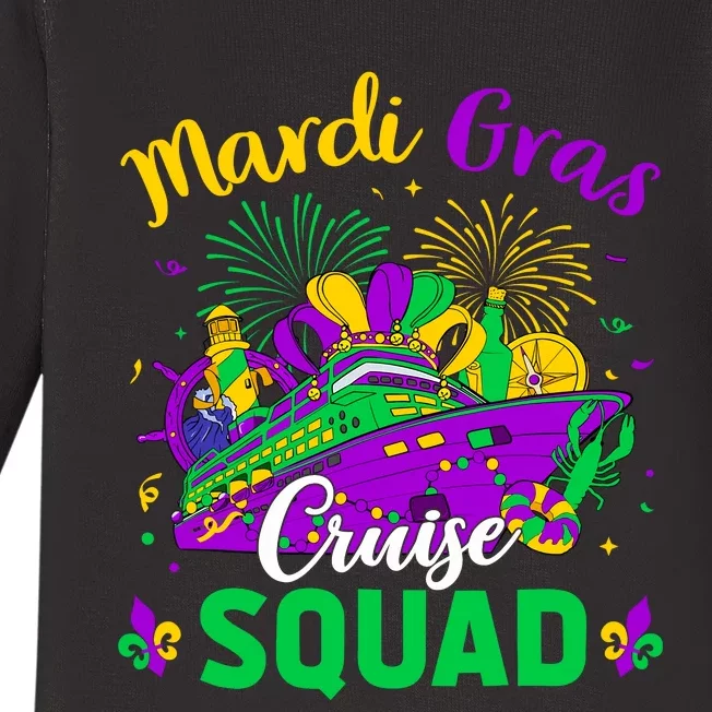 Mardi Gras Cruise Squad Matching Group Family Vacation Wo Baby Long Sleeve Bodysuit