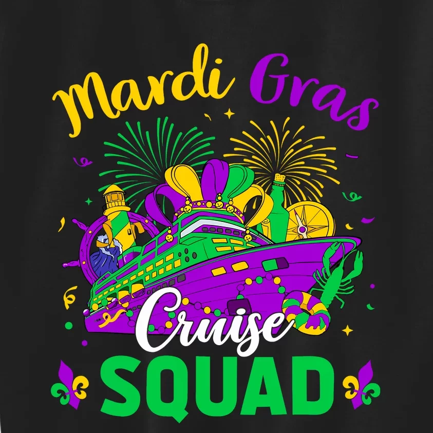 Mardi Gras Cruise Squad Matching Group Family Vacation Wo Kids Sweatshirt