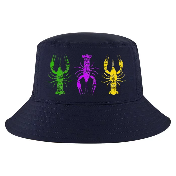 Mardi Gras Crawfish Jester Hat Bead New Orleans Gifts Cool Comfort Performance Bucket Hat