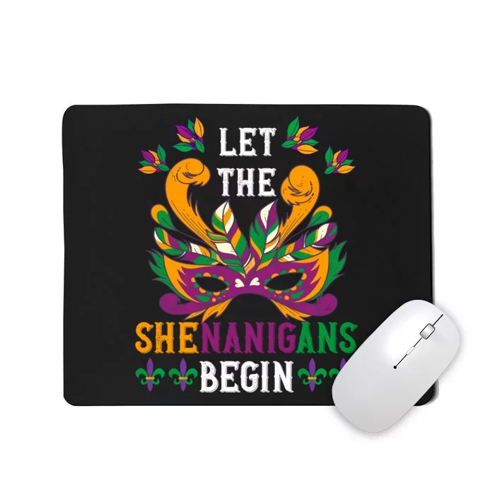 Mardi Gras Costume Let The Shenanigan Begin Mardi Gras Mousepad