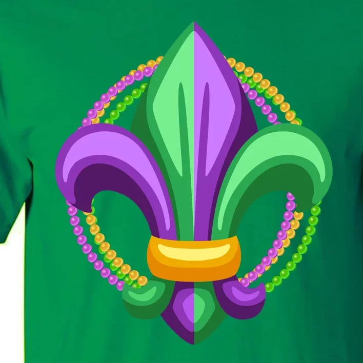 Mardi Gras Celebration Beads Tall T-Shirt