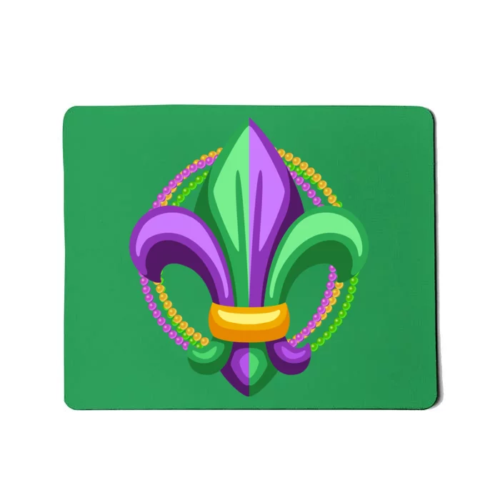 Mardi Gras Celebration Beads Mousepad