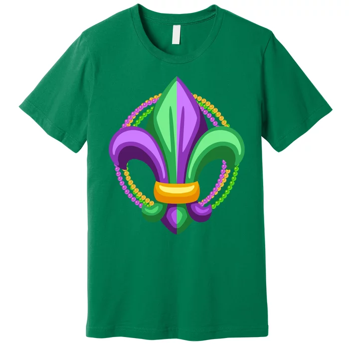 Mardi Gras Celebration Beads Premium T-Shirt