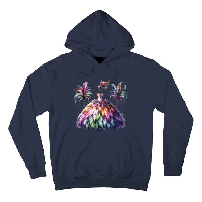 Mardi Gras Celebration Tall Hoodie