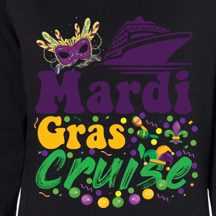 Mardi Gras Cruise Womens California Wash Sweatshirt