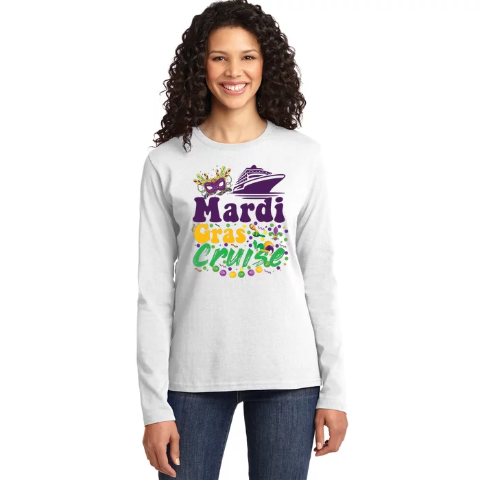 Mardi Gras Cruise Ladies Long Sleeve Shirt