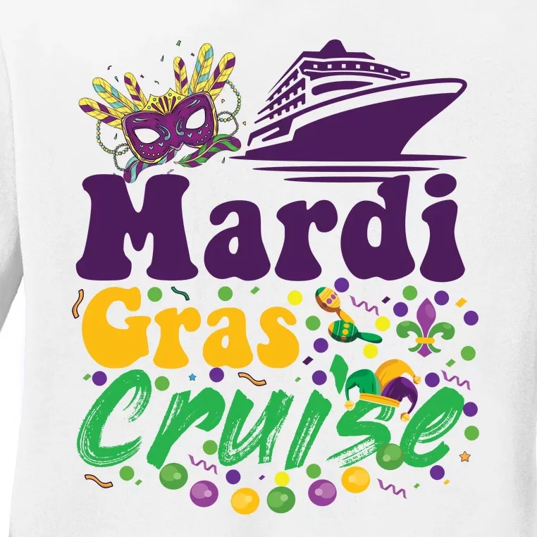 Mardi Gras Cruise Ladies Long Sleeve Shirt