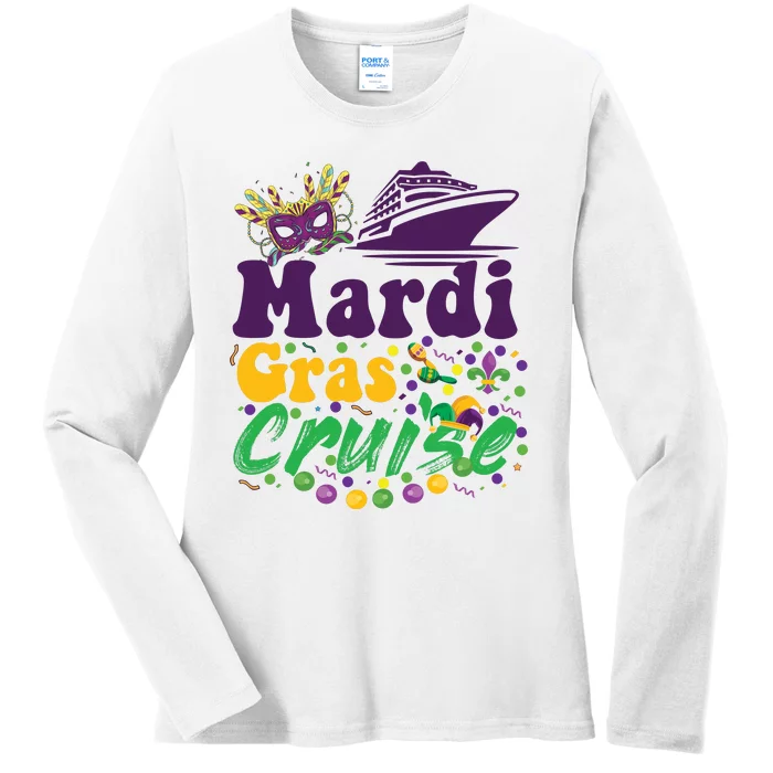 Mardi Gras Cruise Ladies Long Sleeve Shirt