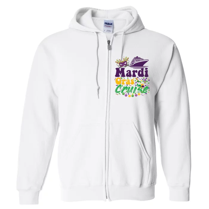 Mardi Gras Cruise Full Zip Hoodie