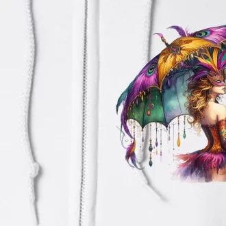 Mardi Gras Celebration Full Zip Hoodie