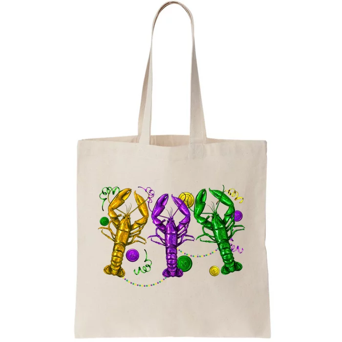 Mardi Gras Crawfish Carnival Costume Parade Tote Bag