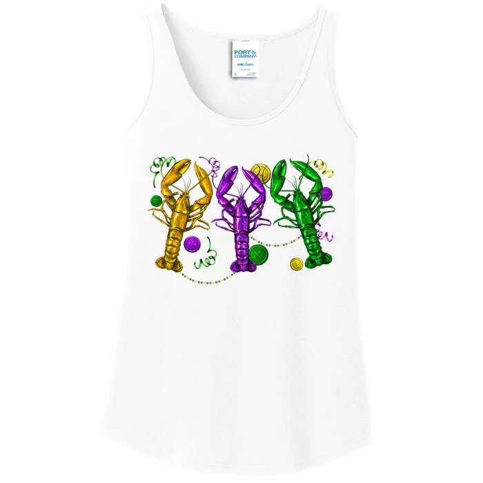 Mardi Gras Crawfish Carnival Costume Parade Ladies Essential Tank