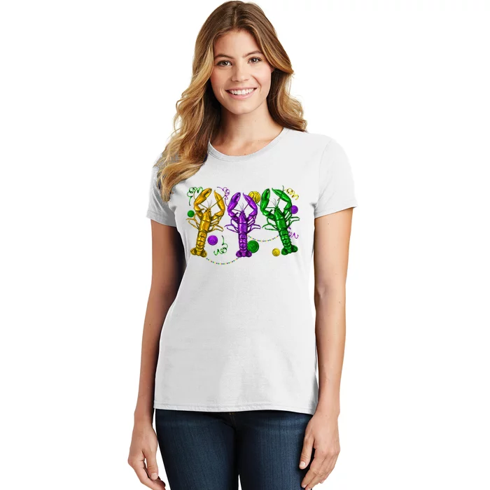 Mardi Gras Crawfish Carnival Costume Parade Women's T-Shirt