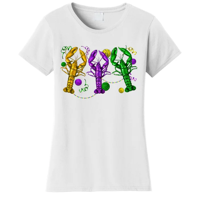 Mardi Gras Crawfish Carnival Costume Parade Women's T-Shirt