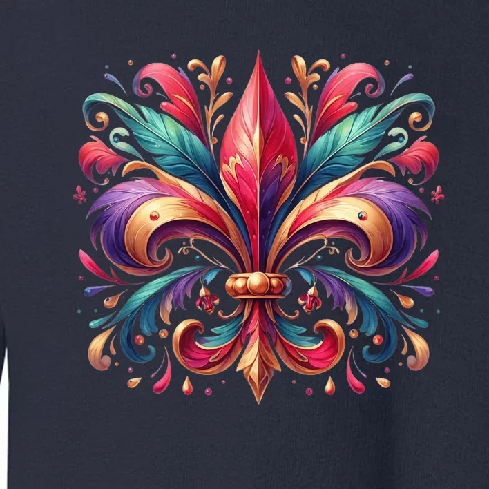 Mardi Gras Celebration Toddler Sweatshirt