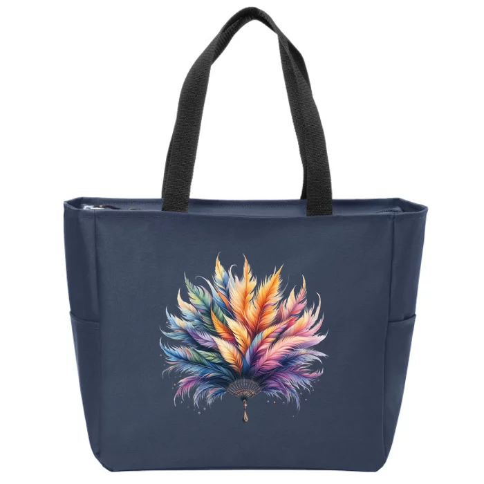 Mardi Gras Celebration Zip Tote Bag