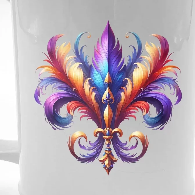 Mardi Gras Celebration Front & Back Beer Stein