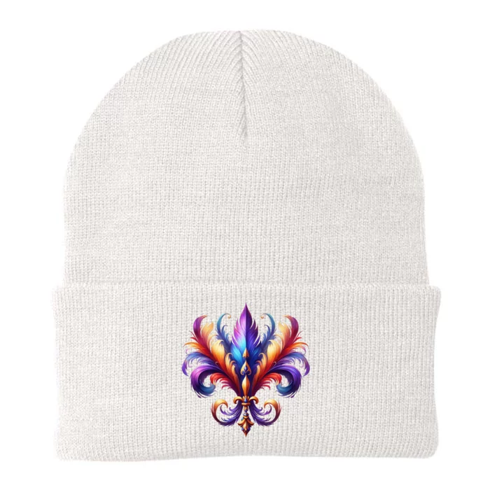 Mardi Gras Celebration Knit Cap Winter Beanie