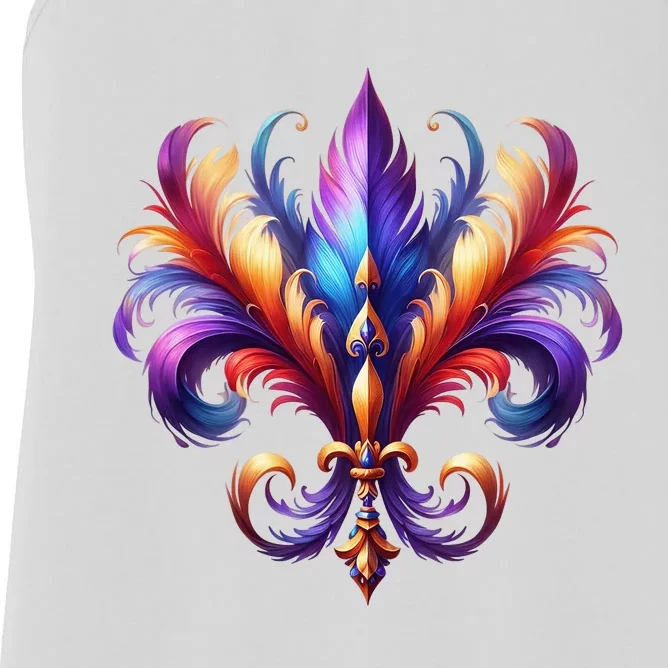 Mardi Gras Celebration Women's Racerback Tank