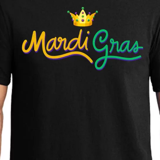 Mardi Gras Crown Celebration Pajama Set