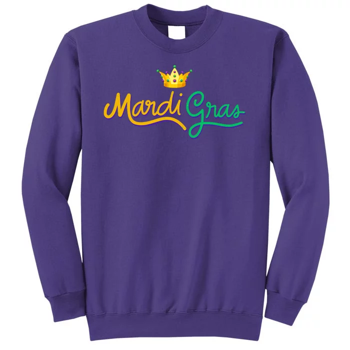 Mardi Gras Crown Celebration Sweatshirt