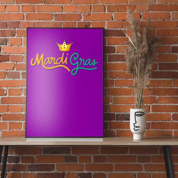 Mardi Gras Crown Celebration Poster