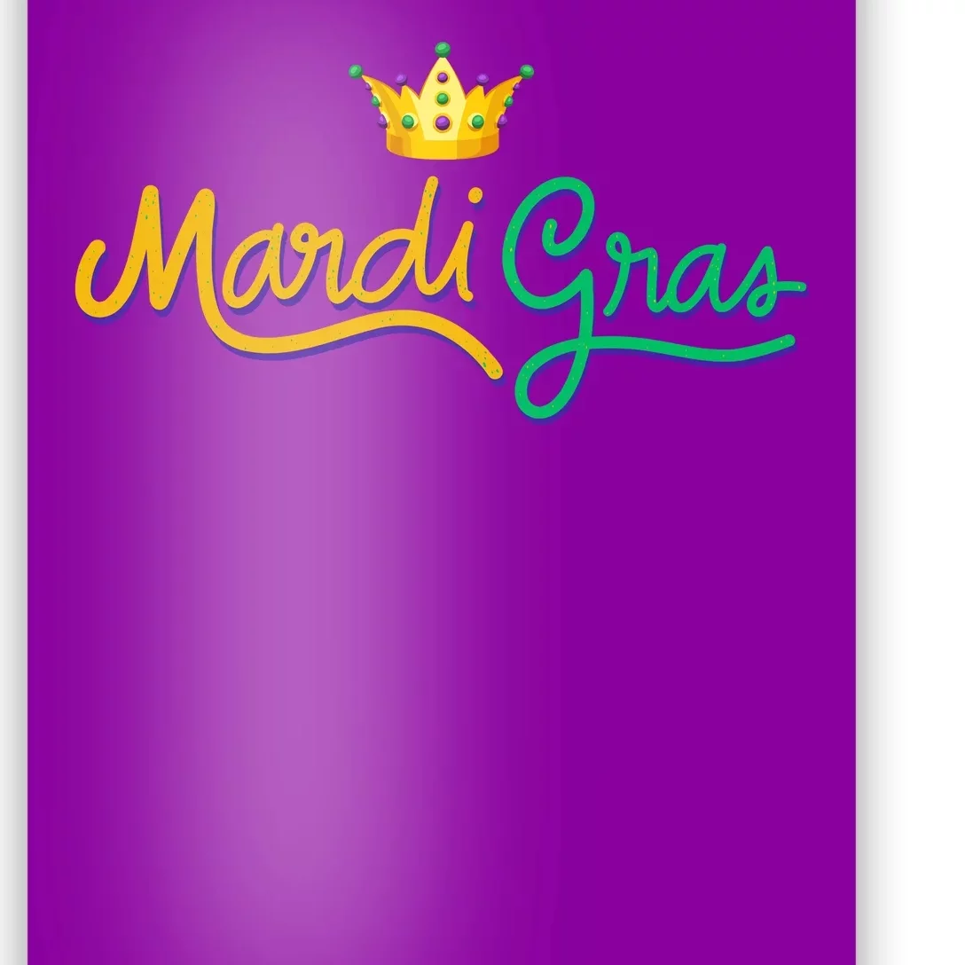 Mardi Gras Crown Celebration Poster