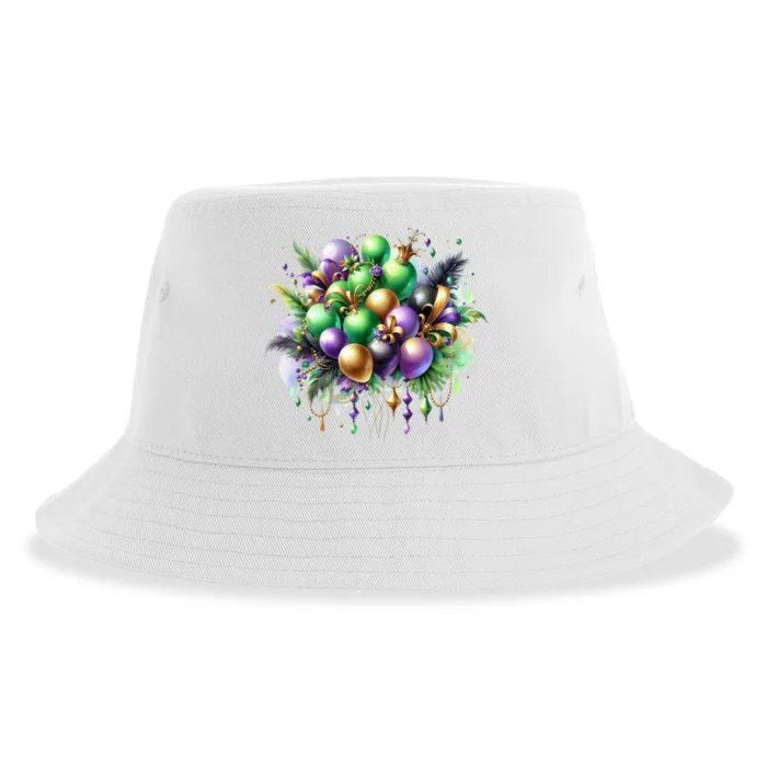 Mardi Gras Celebration Sustainable Bucket Hat