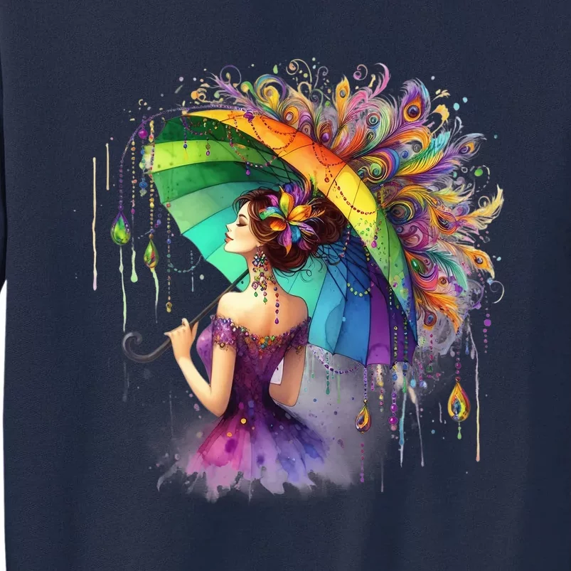 Mardi Gras Celebration Tall Sweatshirt