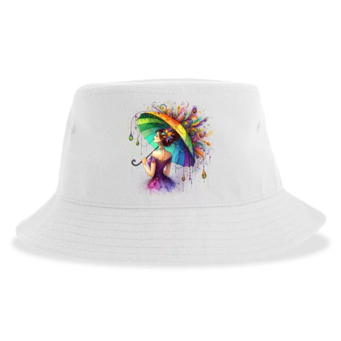 Mardi Gras Celebration Sustainable Bucket Hat