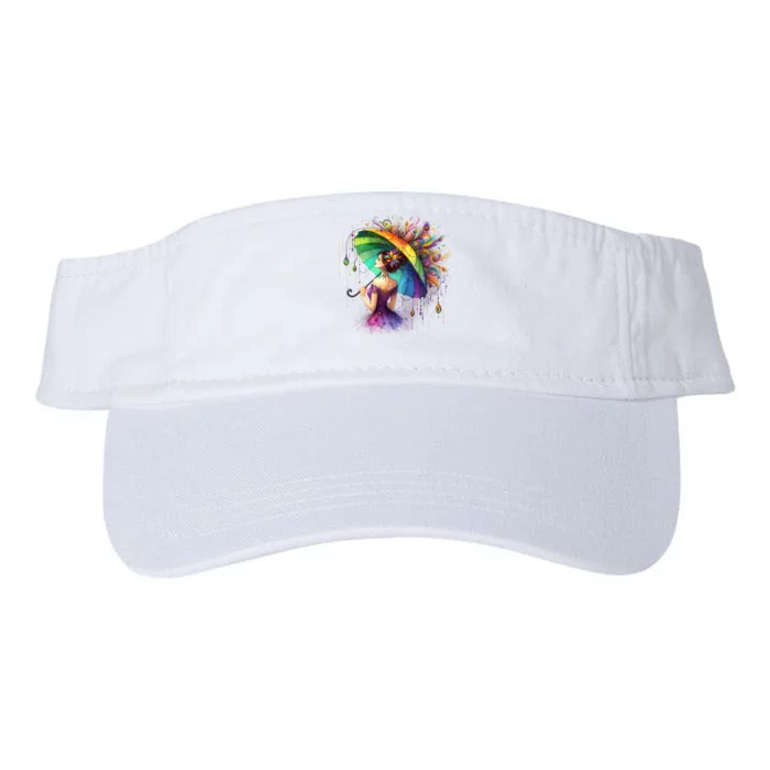 Mardi Gras Celebration Valucap Bio-Washed Visor