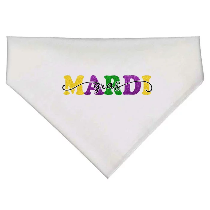 Mardi Gras Celebration Festive USA-Made Doggie Bandana