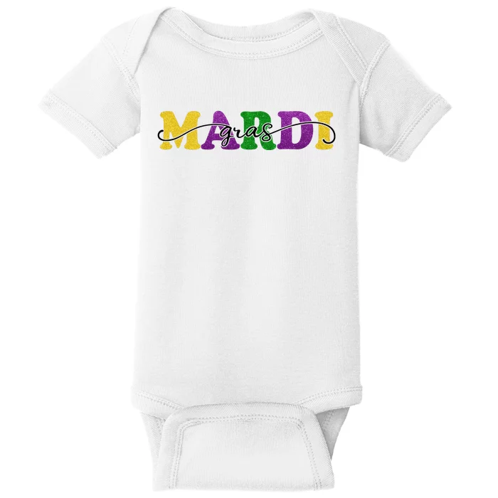 Mardi Gras Celebration Festive Baby Bodysuit