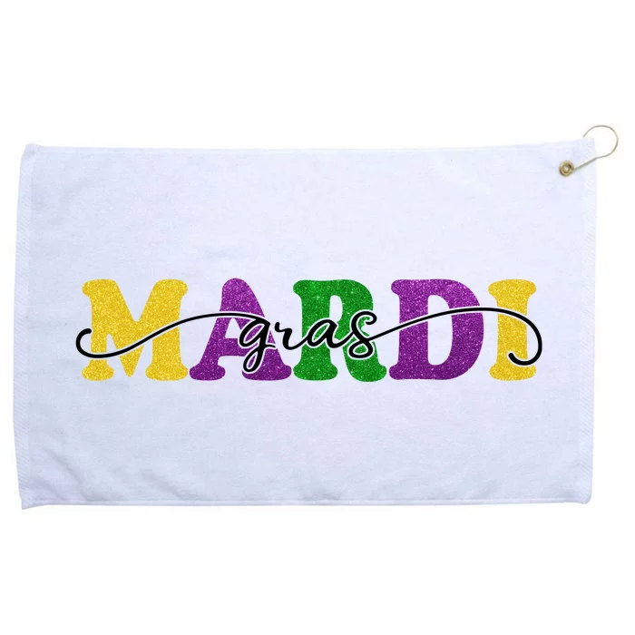 Mardi Gras Celebration Festive Grommeted Golf Towel