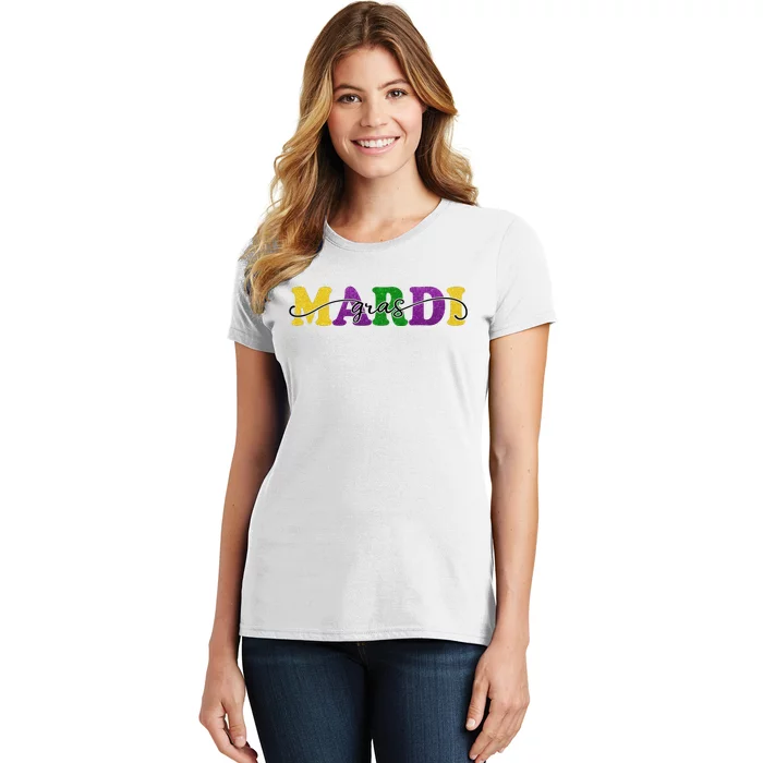 Mardi Gras Celebration Festive Women's T-Shirt