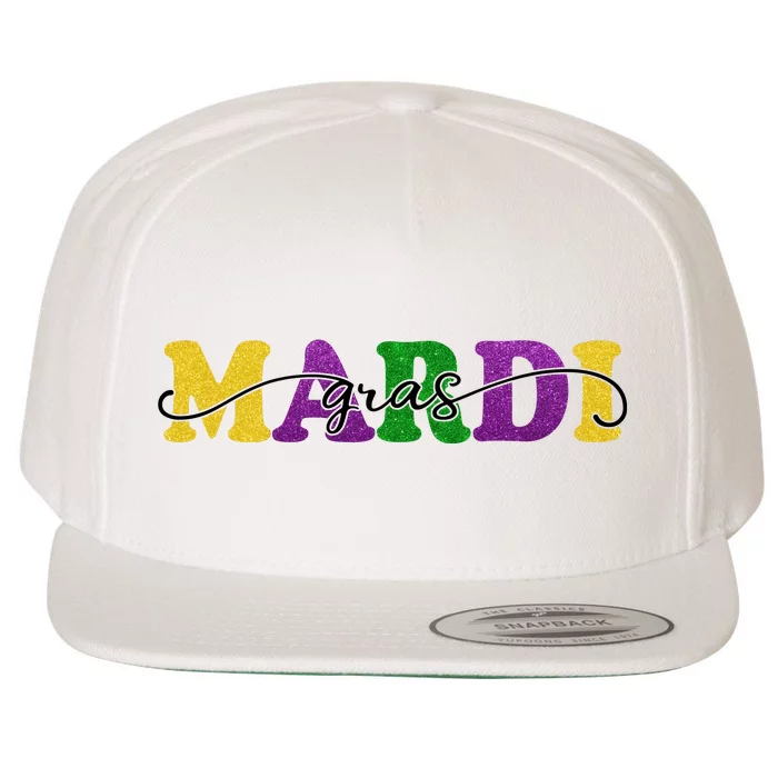 Mardi Gras Celebration Festive Wool Snapback Cap