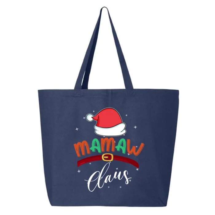 Mamaw Grandma Claus Santa Christmas Family Matching Funny Gift 25L Jumbo Tote