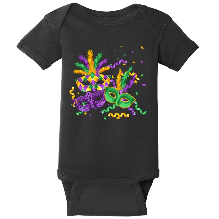 Mardi Gras Carnival New Orleans Celebration Baby Bodysuit