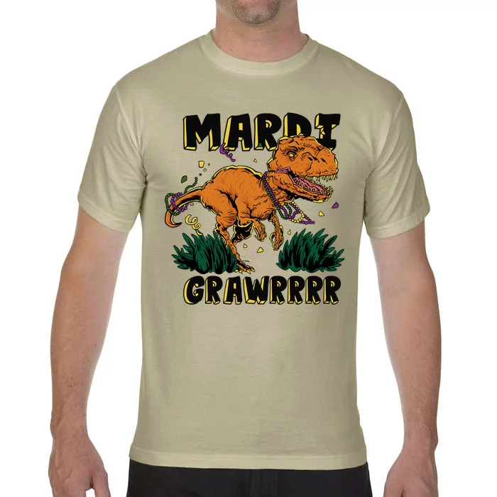 Mardi Gras Dinosaur Celebration Comfort Colors T-Shirt