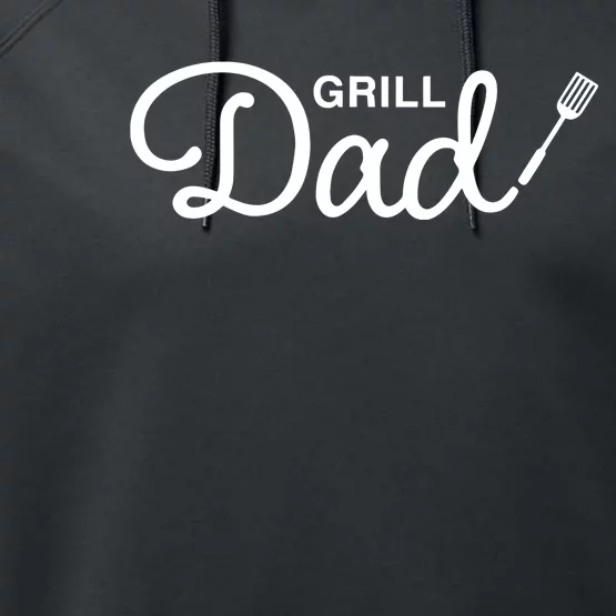 Middleclassfancy Grill Dad Performance Fleece Hoodie