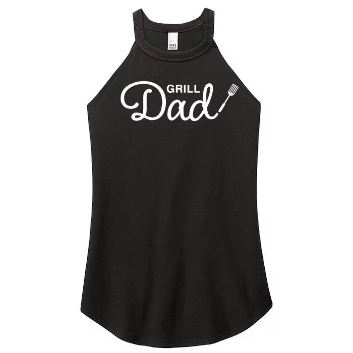 Middleclassfancy Grill Dad Women’s Perfect Tri Rocker Tank