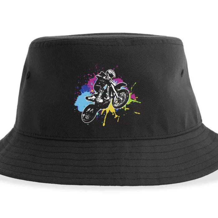 Motocross gift, Dirt Bike gift, Off Road Sustainable Bucket Hat