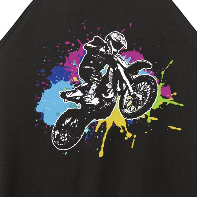 Motocross gift, Dirt Bike gift, Off Road Women’s Perfect Tri Rocker Tank