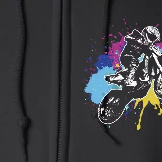 Motocross gift, Dirt Bike gift, Off Road Full Zip Hoodie