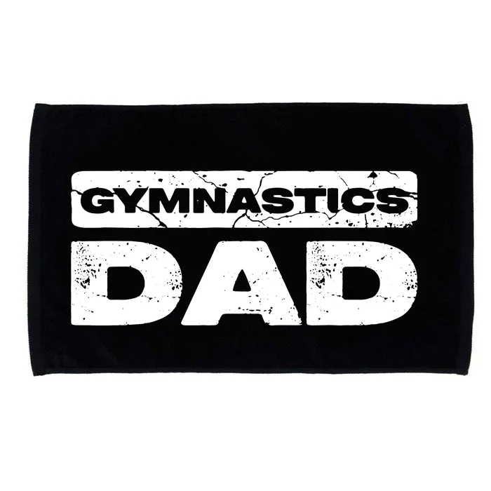 Men Gymnastics Dad Fathers Day Microfiber Hand Towel